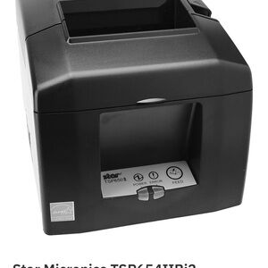 Star Micronics TSP654IIBI Bluetooth Printer for iphones androids and tablets